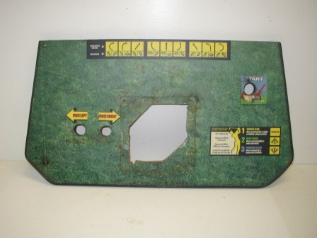 Konami / Dark Adventure Cabinet Control Panel (Item #17) (Cut Out For Trackball) $31.99